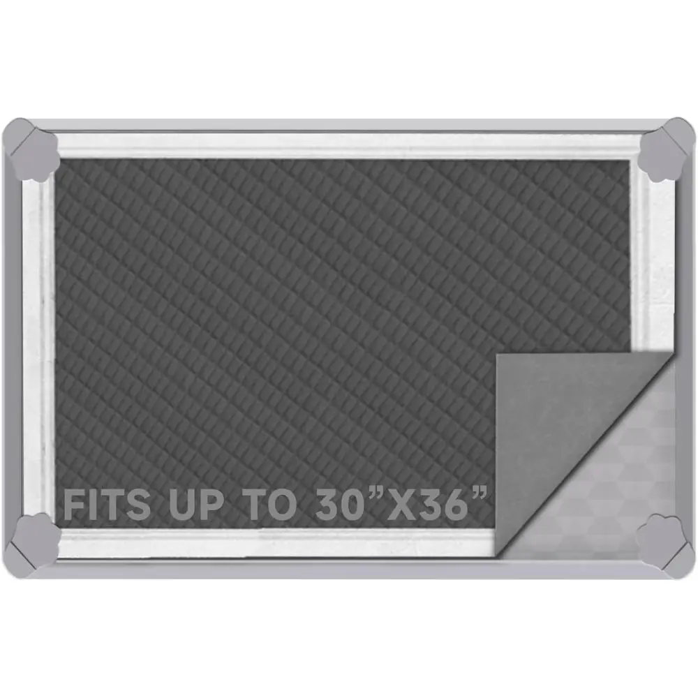 

30x36 Inch High-Edge Dog Bedpan Tray, Silicone Puppy Pad Holder with Easy Clean and Spill-Proof Design