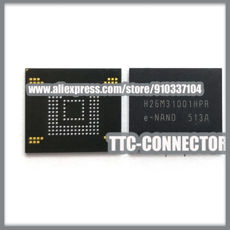5pcs/lot H26M31001HPR H26M31002GPR H26M31003FPR H26M31003GMR KLM4G1FE3B-B001 chips Memory ICs Electronic good quality