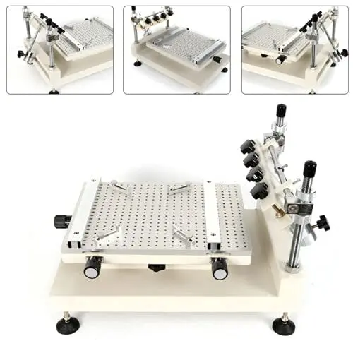 طابعة معجون اللحام 3040 - طابعة استنسل PCB بشاشة SMT مع ارتفاع قابل للتعديل لطباعة العبوة والإعلانات - 11.81 * #2