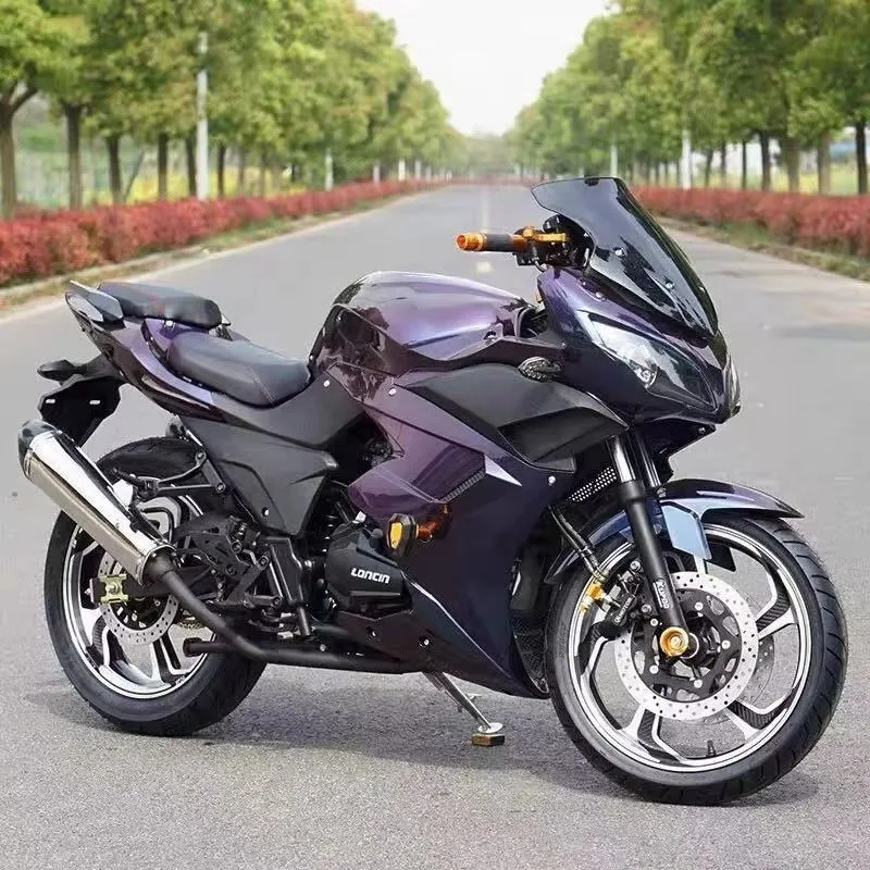 Zuimi High-end Ninja 250cc Sports Car Electric Fuel Motorcycle Sleek Bike For Speedy Commutes