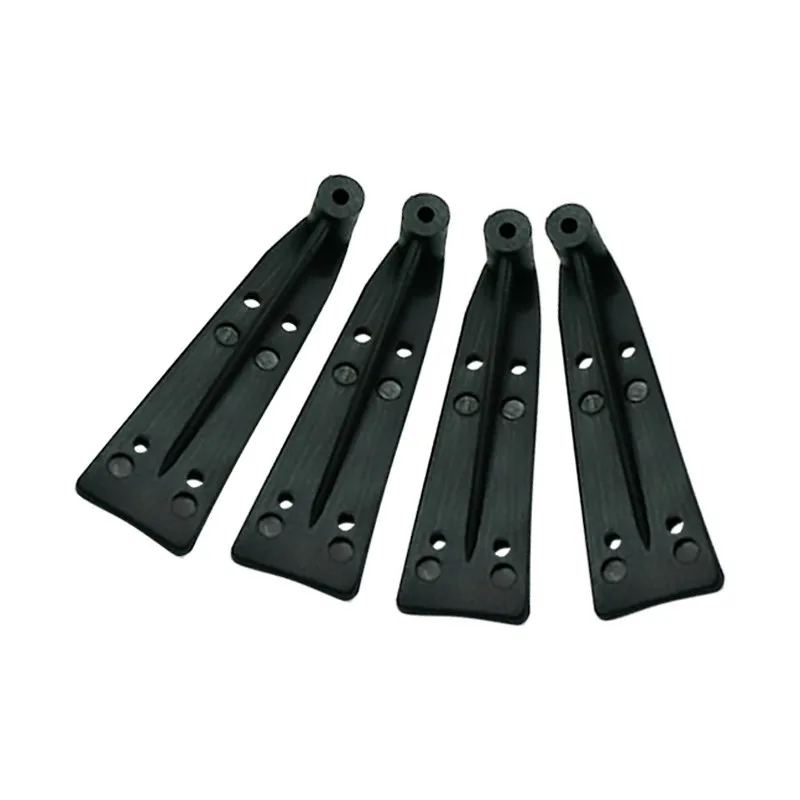 Supports de roue arrière pour avion RC, 2 pièces, train d'atterrissage avec ressort en plastique/métal Durable pour avion RC, hélicoptère, accessoires de bricolage