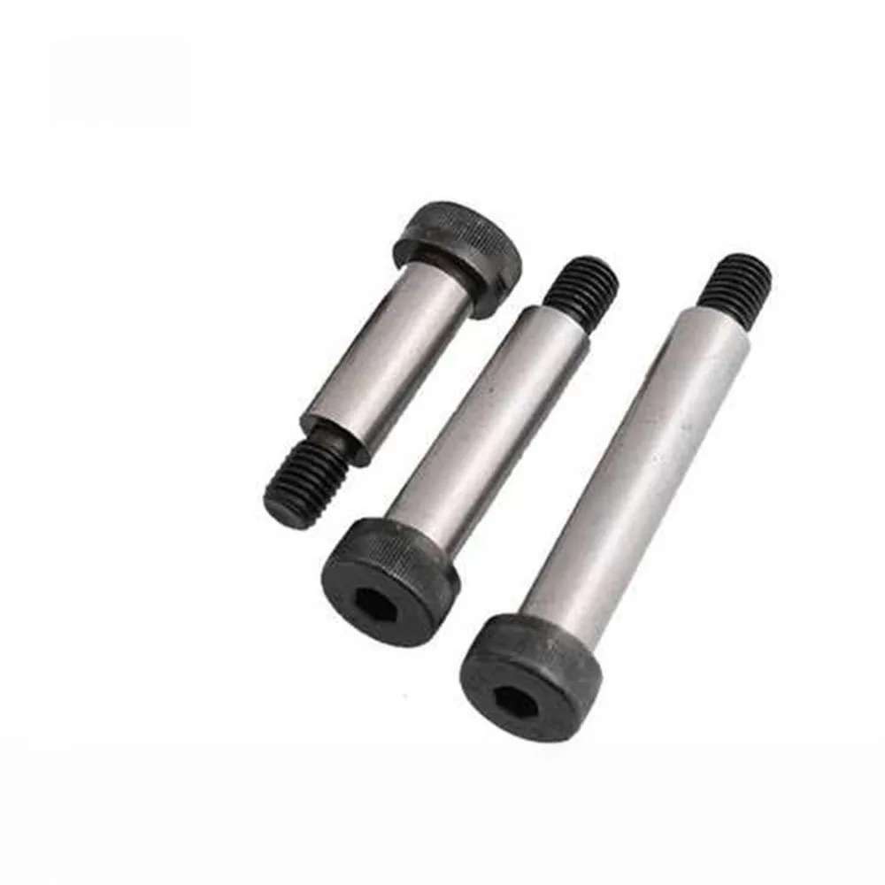 12.9 Grade High Strength Roller Bearing Shoulder Bolt M8 Thread Shank Dia 10mm Hex Socket Cap Head Locating Screw L=10-150mm