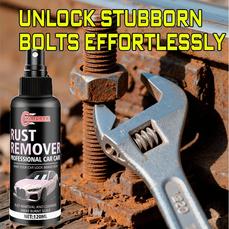 

НОВИНКА 1 бутылка мощного распылителя для полировки металла и удаления ржавчины — многофункциональная формула быстродействующей действия с запирающим механизмом до