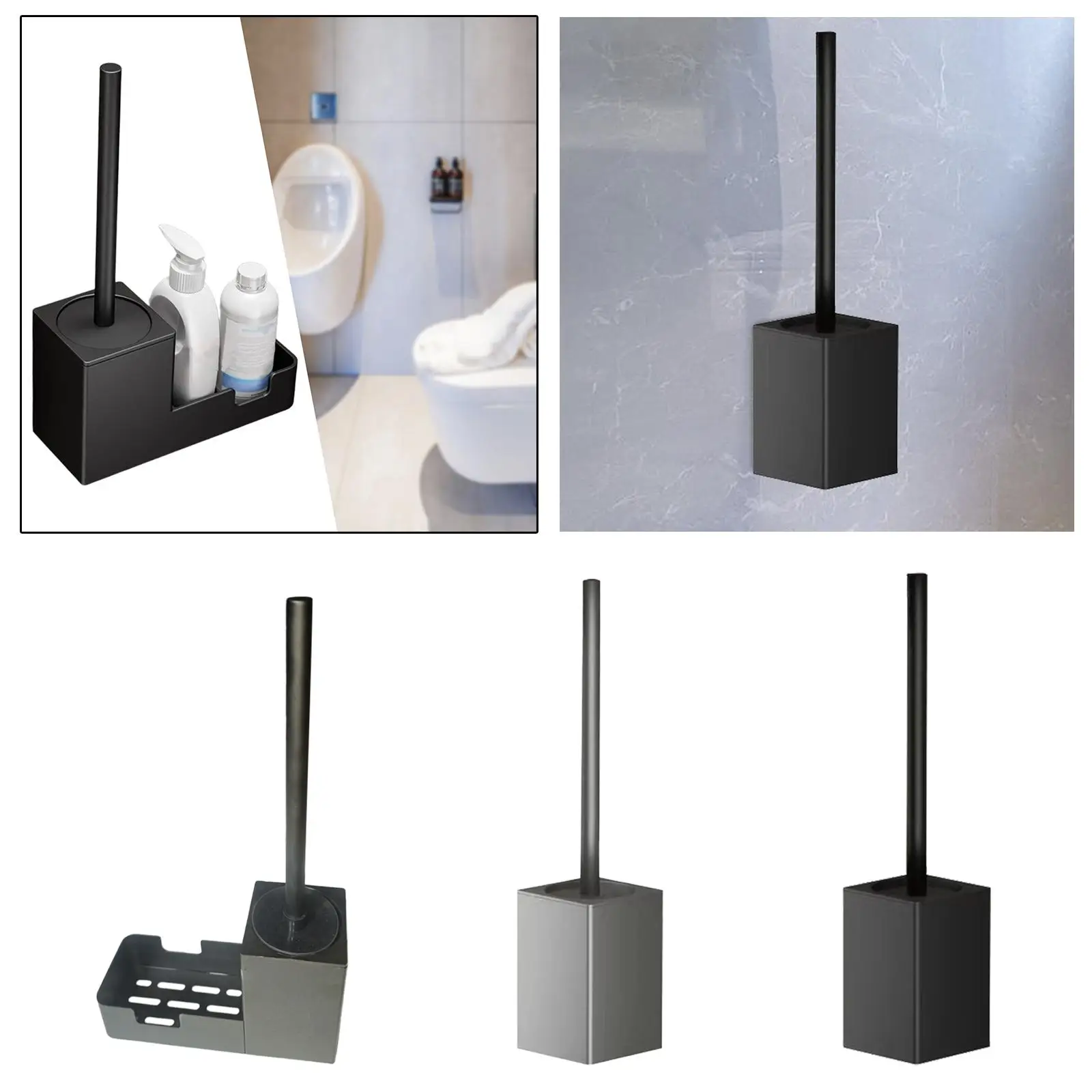 

Набор держателей для щеток для унитаза, удобная ручка, современная, с длинной подставкой