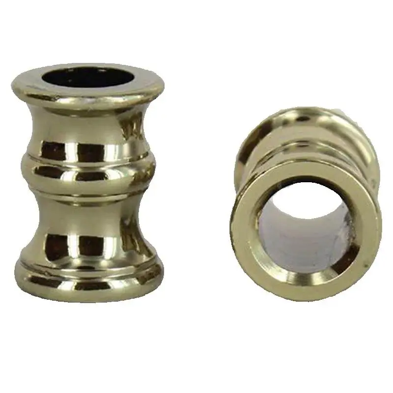 CNC Machining Custom Pure Brass Lighting Connectors All-Copper Lamp Inner Tooth Connecting Tube