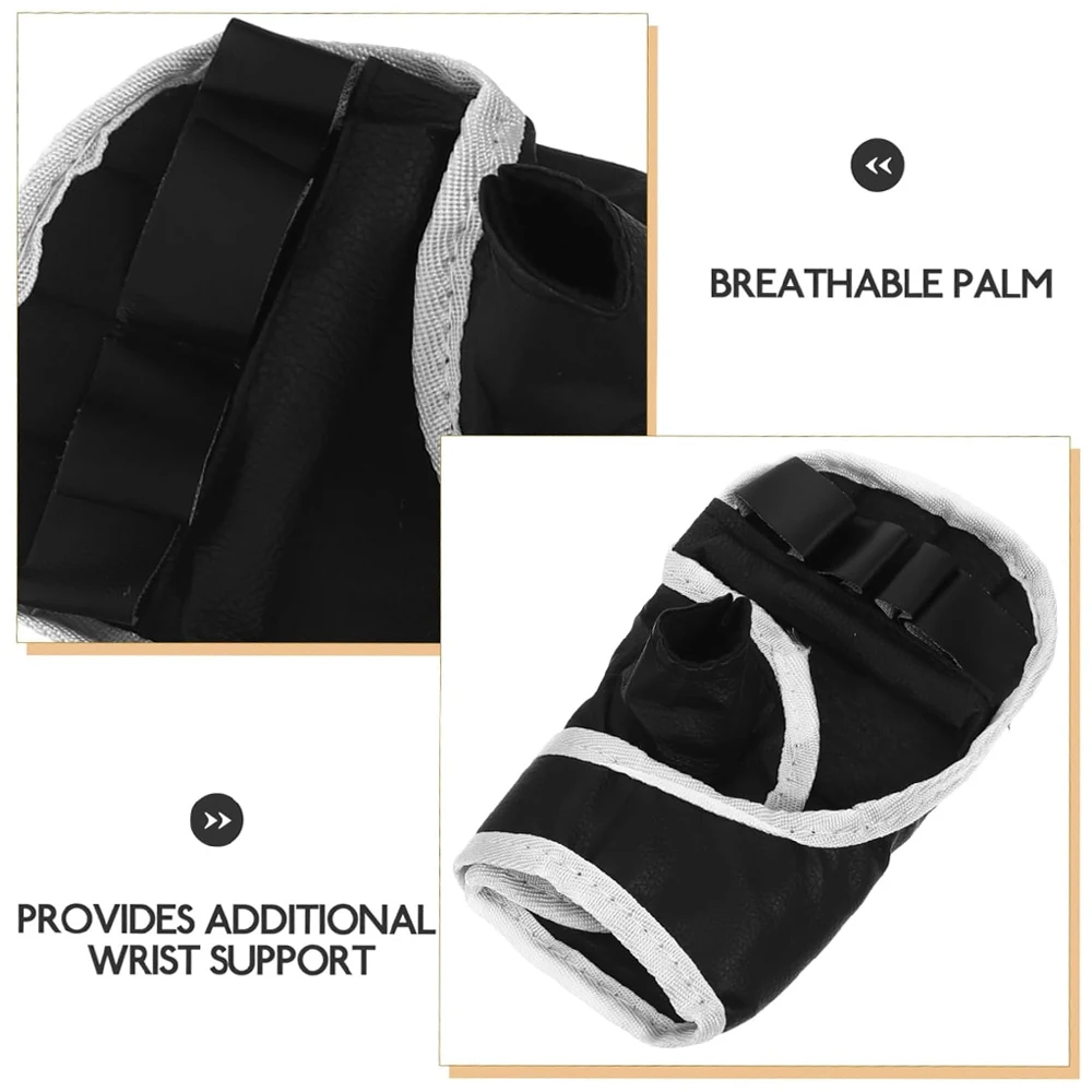 ถุงมือครึ่งนิ้ว RGGMQQ MMA - สายรัดข้อมือปรับได้สำหรับการชกมวย, มวยไทย, การฝึกซ้อมแบบกราปปิ้ง และการฝึกซ้อมกับกระสอบทราย (สำหรับทุกเพศ)