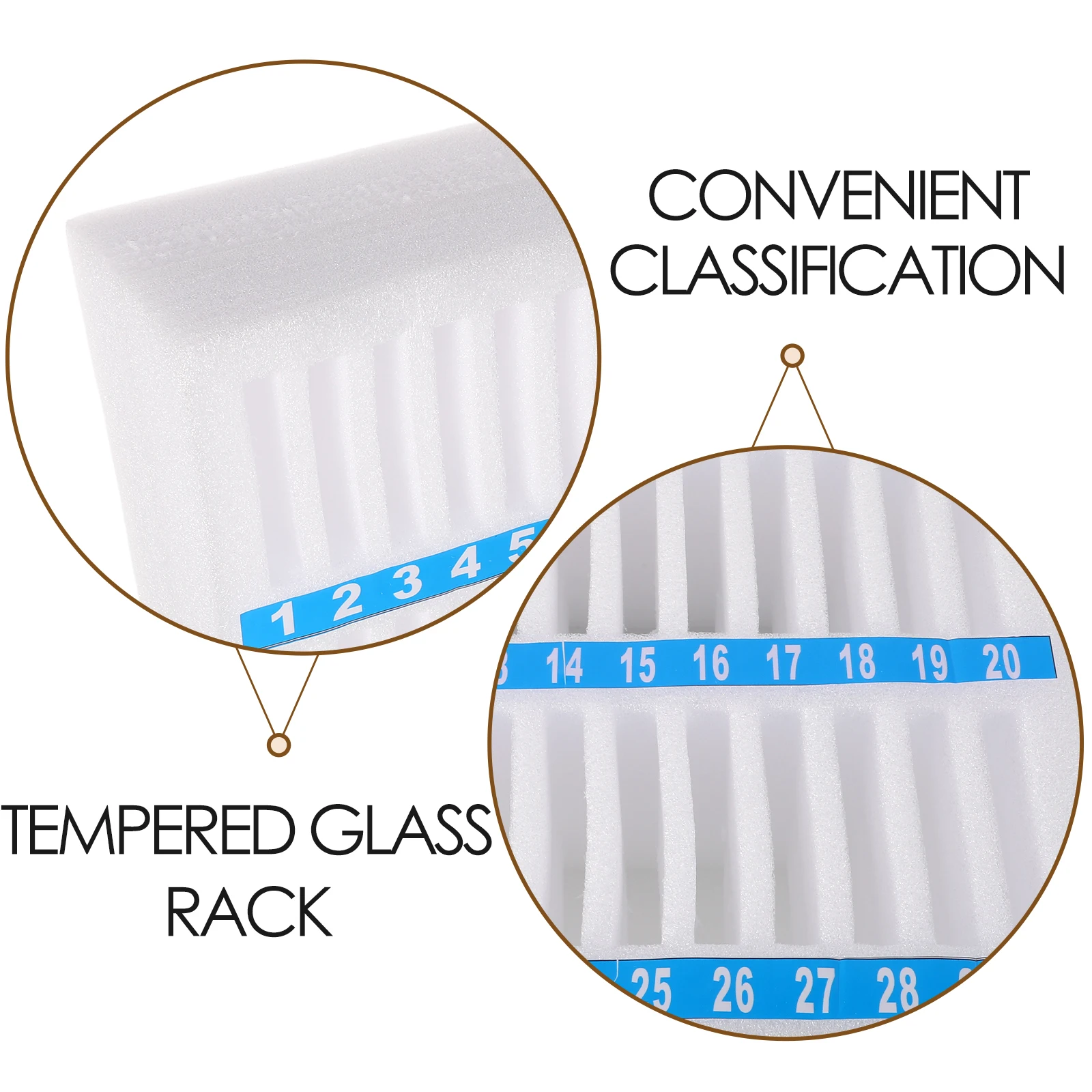 Desktop Storage Organizer Phone Accessories Multi Compartment Glass Screen Protector Holder Makeup Small Items Space Saving Tidy