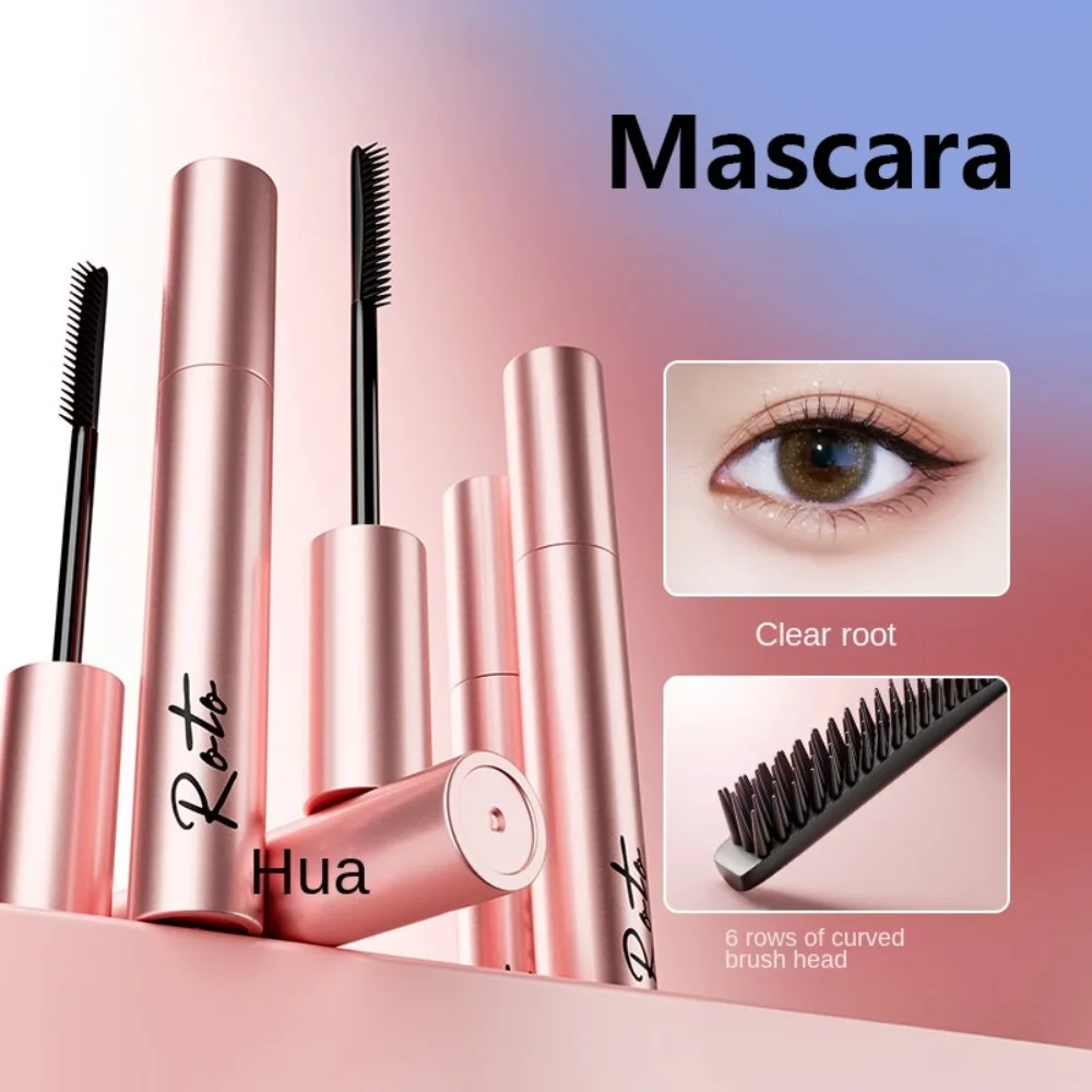 Ready Stock, máscara negra resistente al agua, alargamiento, grueso, extensión de pestañas duradera, maquillaje cosmético de ojos rizado Natural