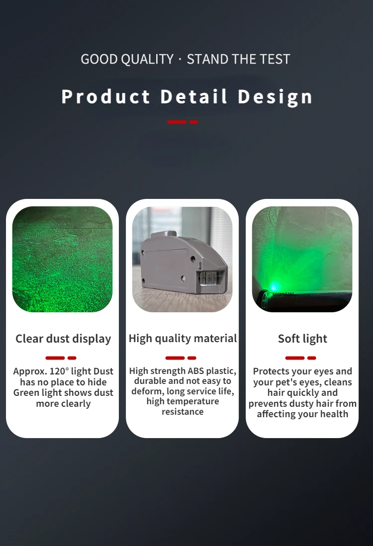 dsheng Lampada LED per Display Polvere per Aspirapolvere