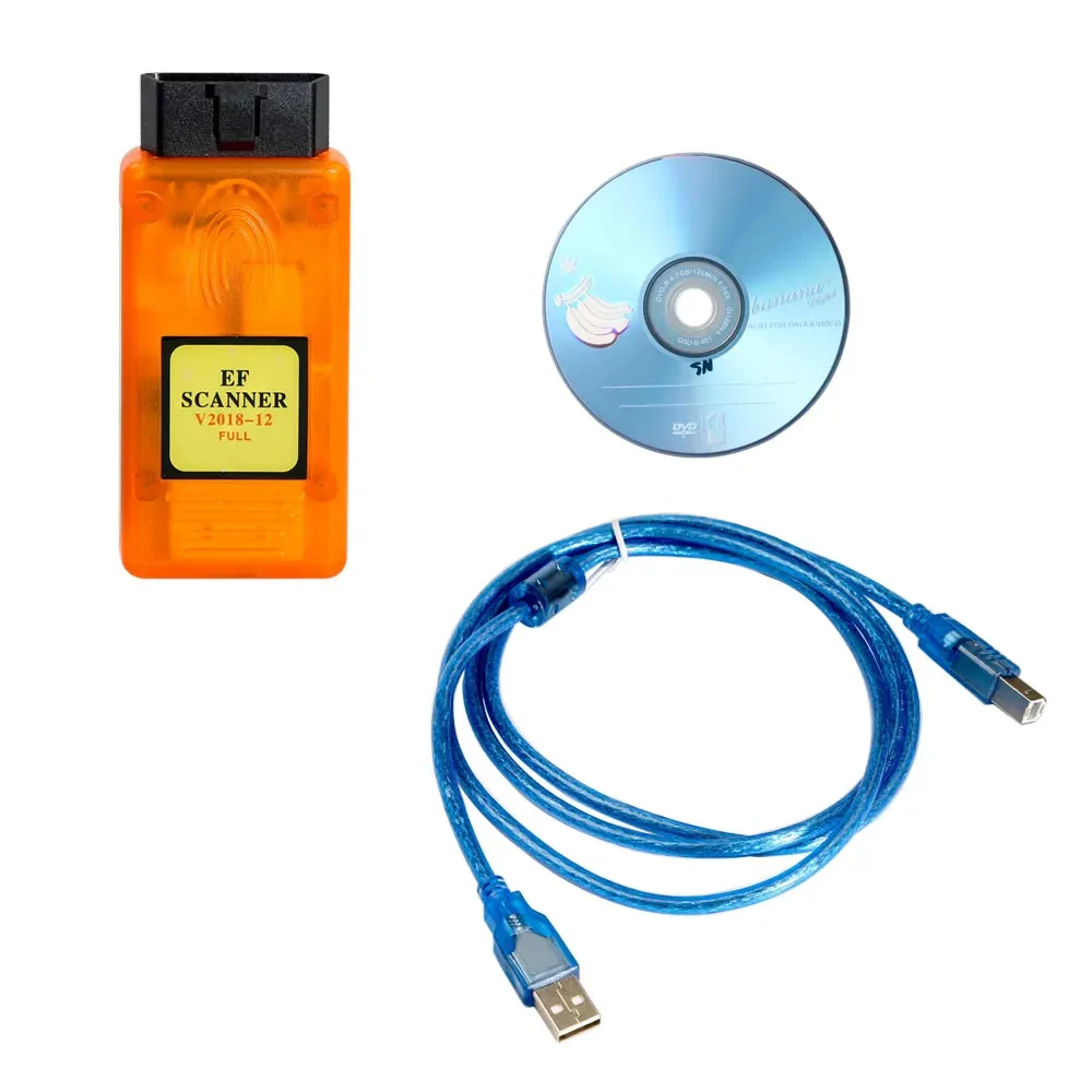 2023NEW V2018.12 EF Scanner II Full Version for BMW Diagnosis IMMO KM Correction Coding E/F Scanner 2 Diagnostic Tool