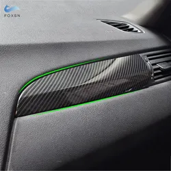 For BMW X3 X4 F25 F26 2013-17 LHD ABS Carbon Fiber Grain Car Accessories Interior Console Panel Passenger Side Strip Cover Trim