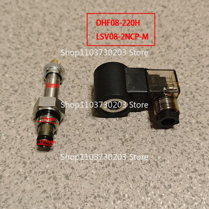 

Hydraulic Threaded Cartridge Solenoid Valve 2 Position 2 Way Normally Closed DHF08-220H LSV08-2NCP-M DC12V/DC24V/AC220V 250bar