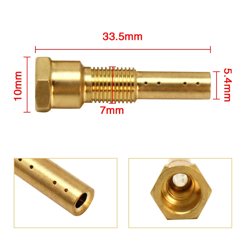 ALCON 1 PC Nozzle Pwk Sudco Carburetor Jet Nozzle Set 8 12 16 18 20 24 30 Holes Carb Atomiser