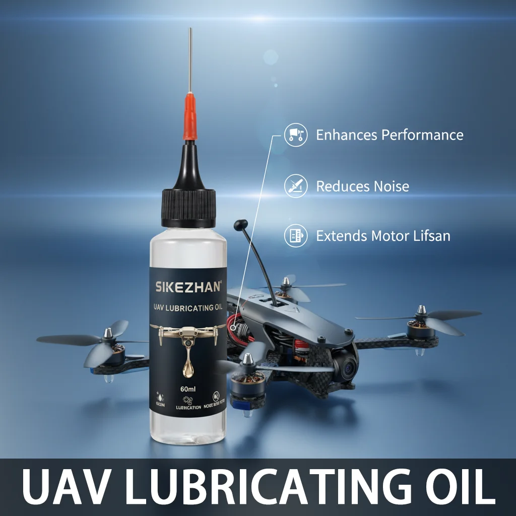 Brushless Drone Motor Oil, Needle Oiler Bearing Lube, Reduce Noise and Vibration, Smooth Rotation, Corrosion Guard