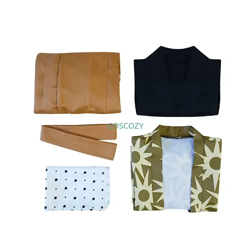 2025 Disfraz de Halloween Anime Kimetsu No Yaiba Cosplay, Tanjirou, Haganezuka, Hotaru, Máscara, Bufanda, Kimono Japonés