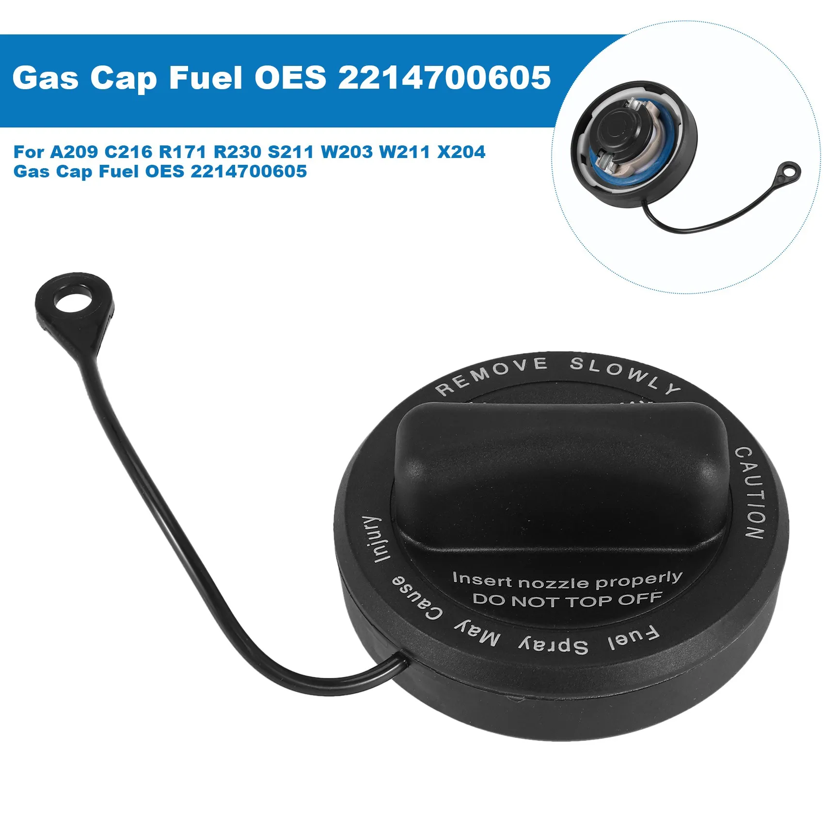 

Professional For Mercedes A209 C216 R171 R230 S211 W203 W211 X204 Gas Cap Fuel OES 2214700605