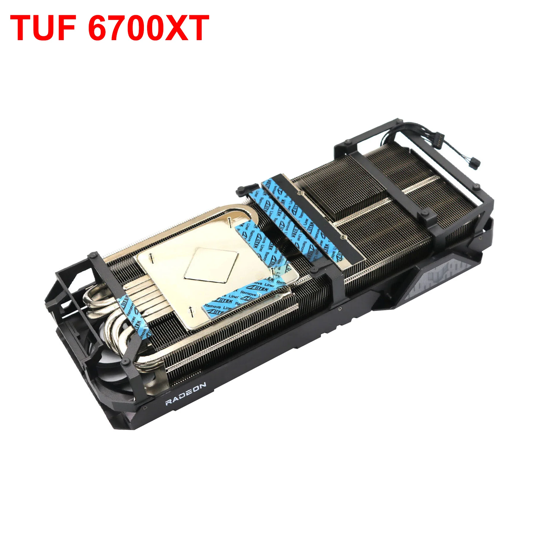 Imagem -03 - Dissipador de Vídeo Placa Gráfica com Quadro Médio Radiador para Asus Tuf Rx6700xt 6800 6800xt 6900xt 6950xt