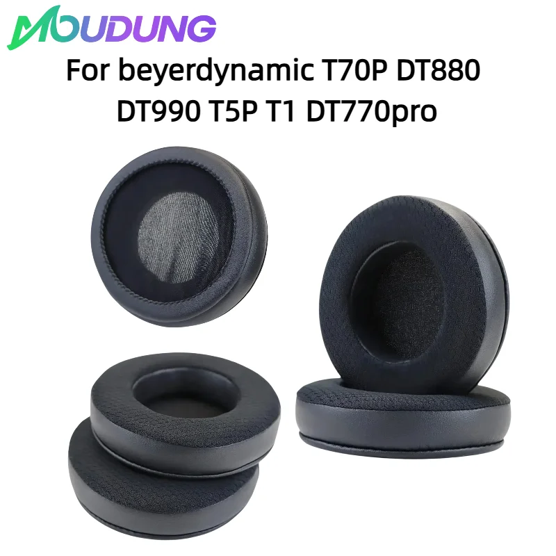 

Replacement Protein Ear Pads for beyerdynamic T70P DT880 DT990 T5P T1 DT770pro Headphones Soft Foam Ear Cushions High Quality