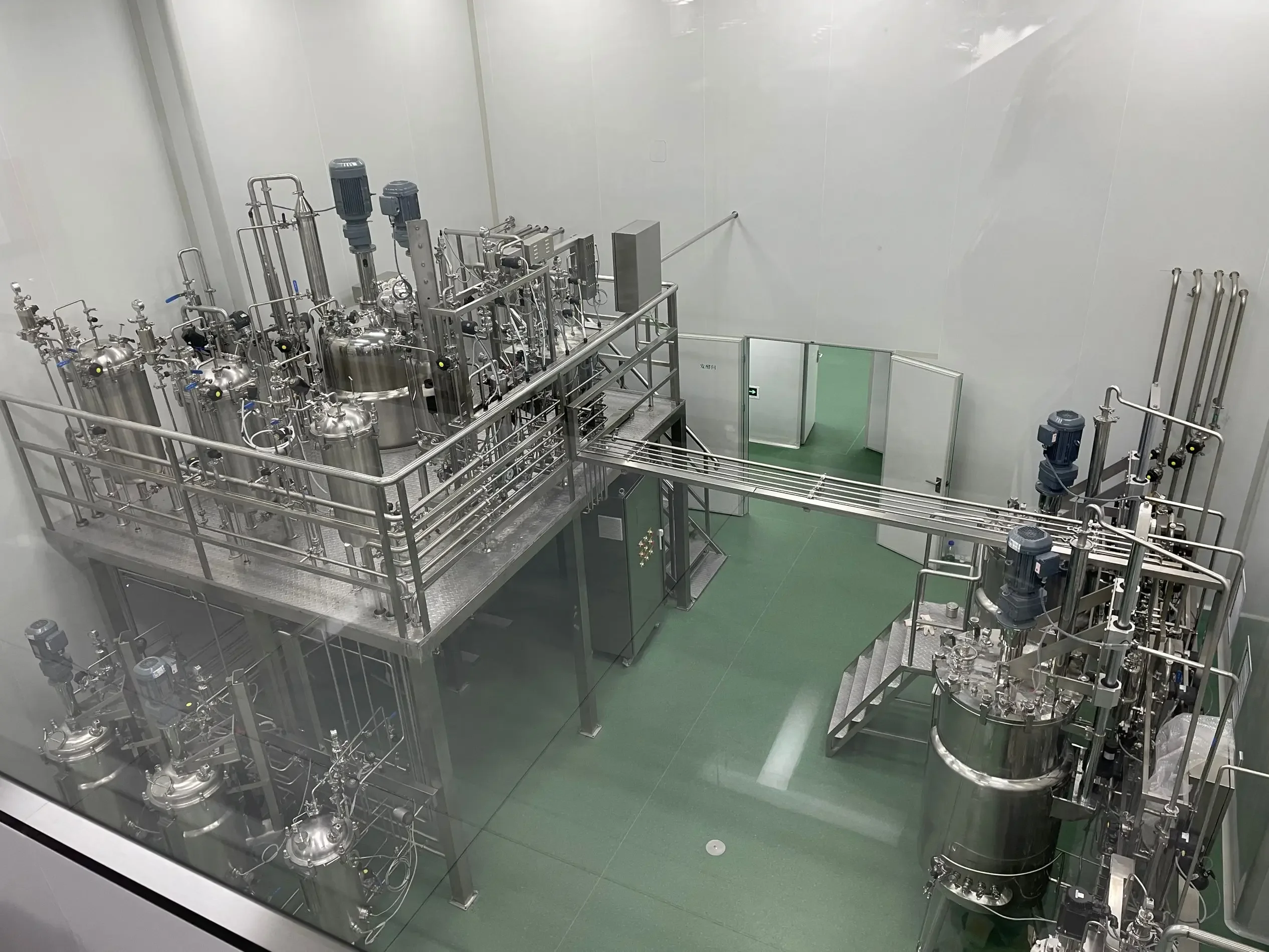 Ständig gerührter Tankfermenter unten mechanischer Bioreaktor zum Rühren BLBIO-SJB