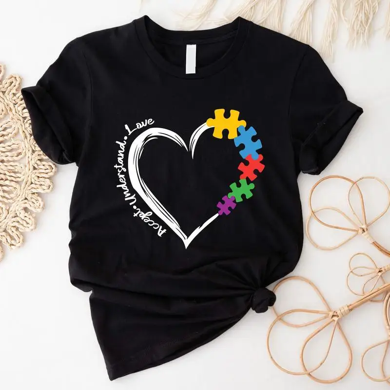

Autism Awareness Shirt, Accept Understand Love T-shirt, Autism Heart Sweatshirt, Cute Puzzle Shirt, Gift For Teacher, Sped Teach