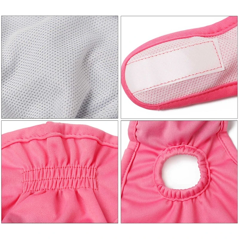 Culotte hygiénique, short, cadeau, couche lavable et étanche pour chien, respirante en chaleur