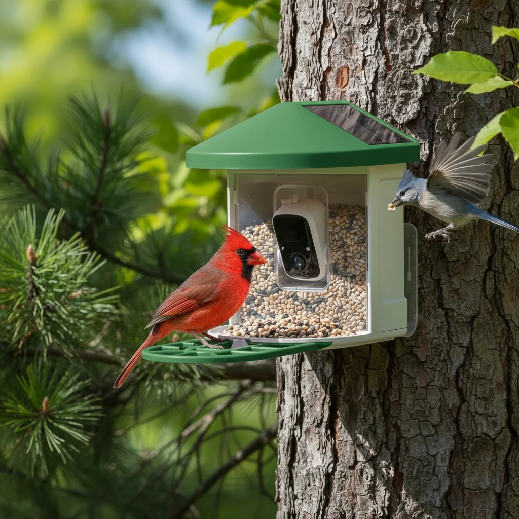 Slimme Vogelvoeder met 1080P H - Smart Bird Feeder Camera recensie en prijs