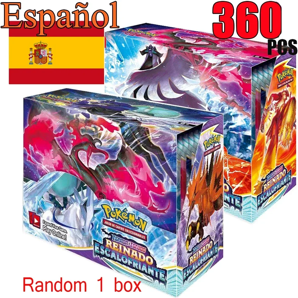 New Spanish Pokemon Cards English French CROWN ZENITH SILVER TEMPEST Brilliant Stars Carte Pokémon Collection Toys