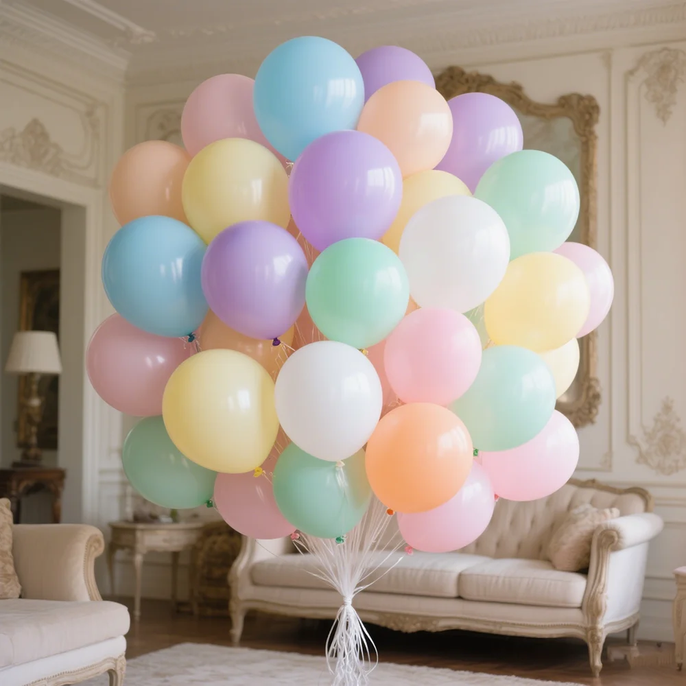 

100pcs 9inch 11inch Mixed Colors Macaron Balloons Pastel Rainbow Balloons Macaron Balloons Multi Color Balloons Party Decoration