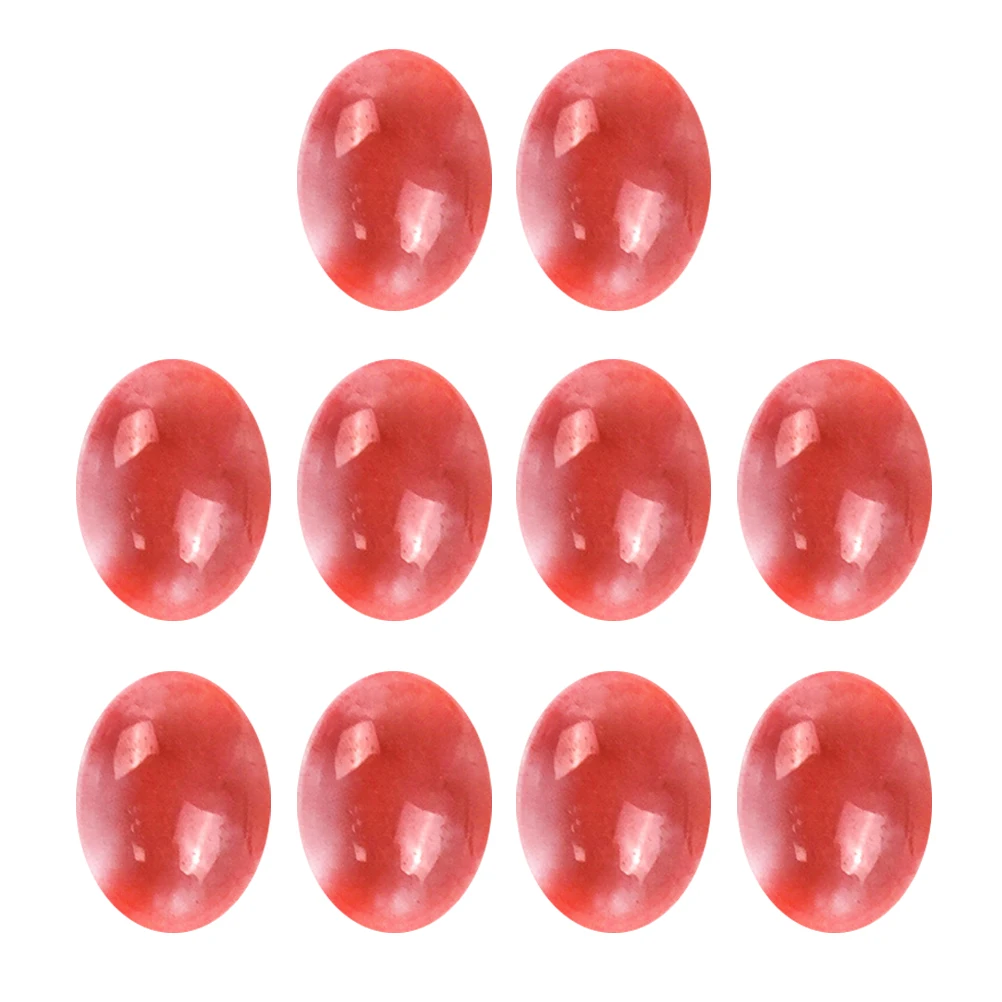 

10 pcs Agate Stone Jewelry Time Accessories Cabochons Natural Jewelry Accessories Oval Shape DIY Craft Supplies Gemstone Decor