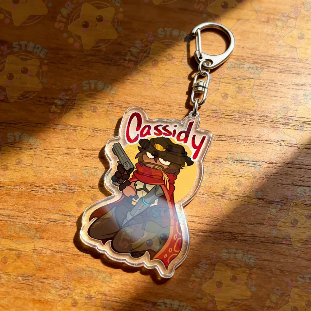 Overwatch Keychain Accessories Bag Anime Keyrings Jewelry Manga Game Fans Gifts view 4