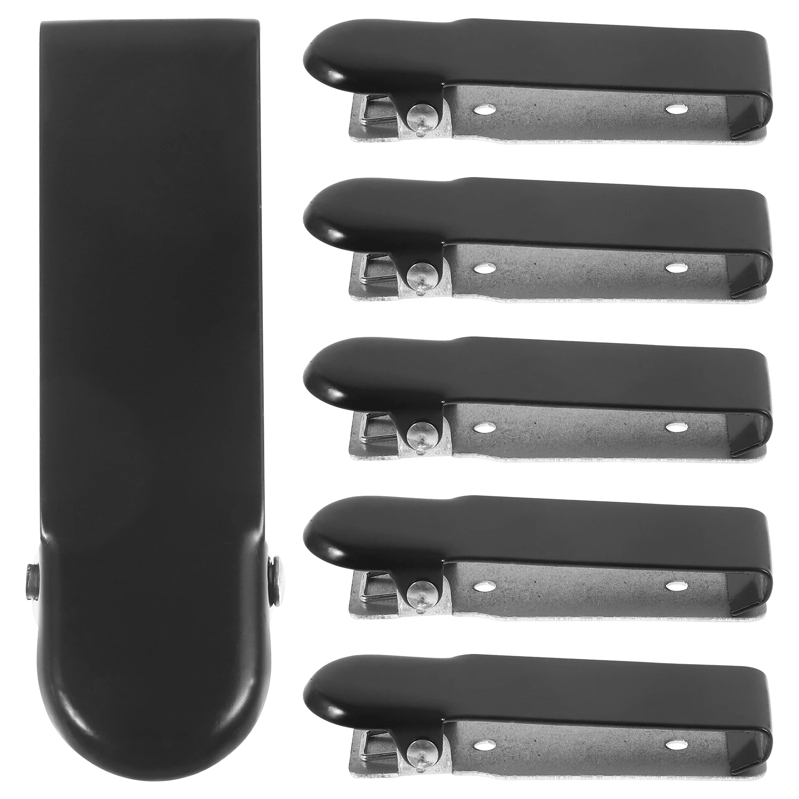 

6pcs Money Clips for Cash Register Wallet Back Clip Small Bulk Steel Universal Sturdy Business Supplies Metal Folder