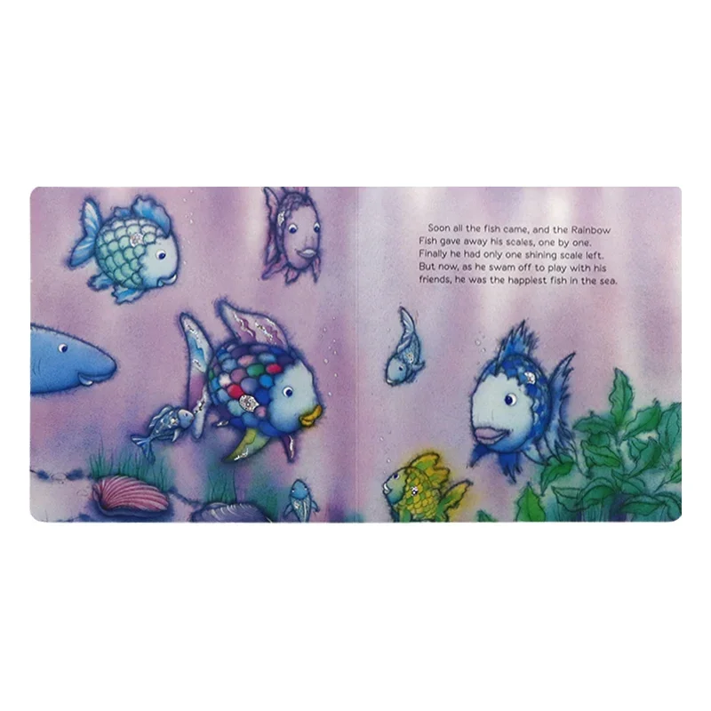 The Rainbow Fish, Children's books aged 0 1 2 3 English book, Picture Books Stories 9781558585362
