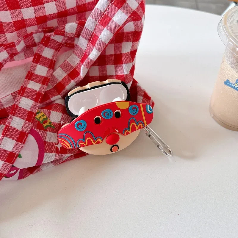 Bluetoothヘッドセット用の3D漫画ケース,充電ボックス,保護カバー,Airpod Pro 1,2,3,4
