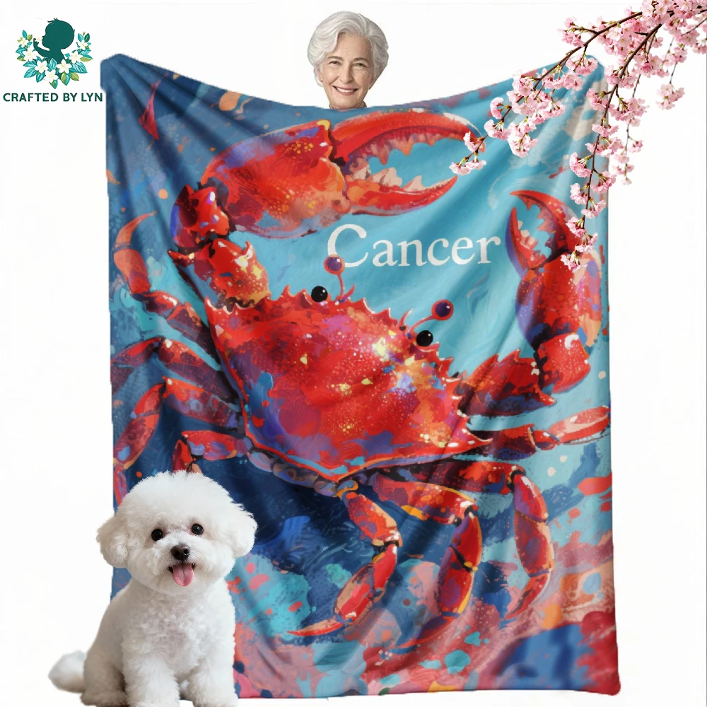 

Flowers,Animal,Constellation| Flannel | Room Decor Blanket, Camping Stuff,Festive Gift Selectio | Soft and delicate | Keep warm