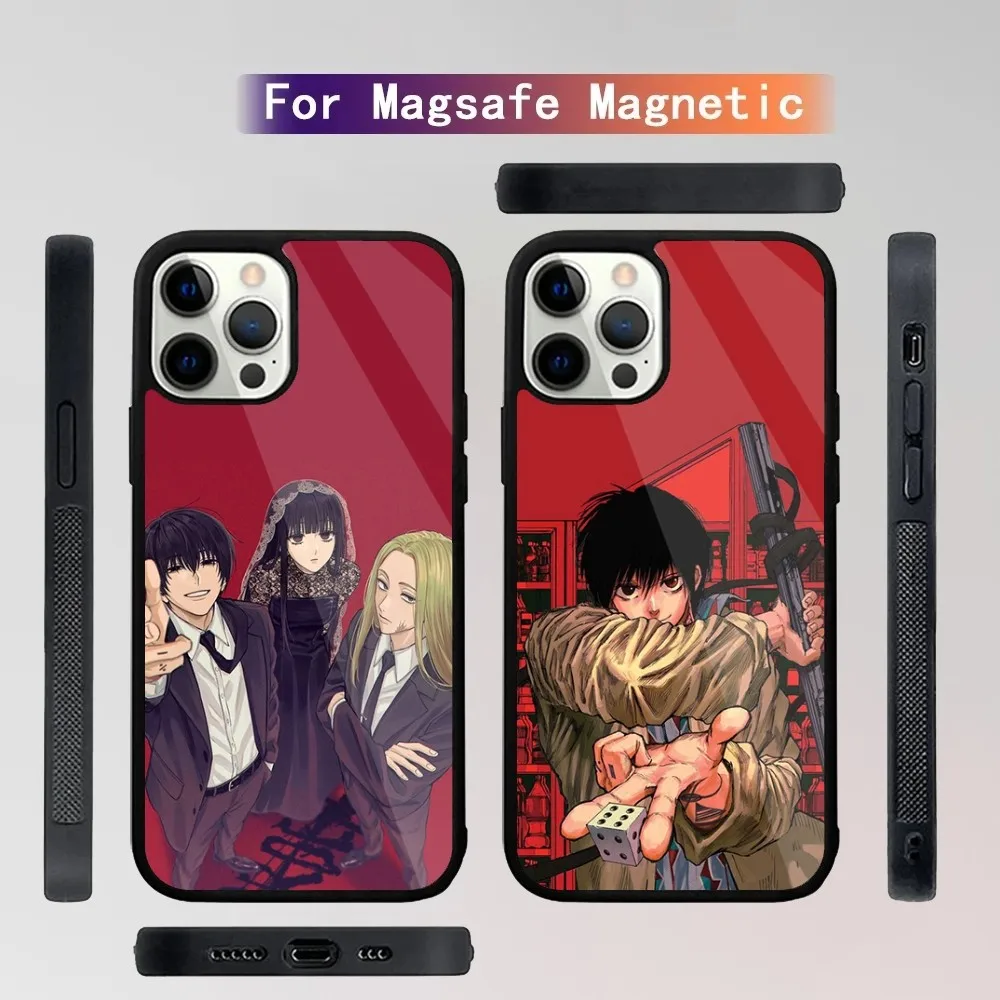 

Sakamoto Days Nagumo Phone Case For iPhone 16,15,14,13,12,11,Plus,Pro,Max Mini Magsafe Magnetic Wireless Charging