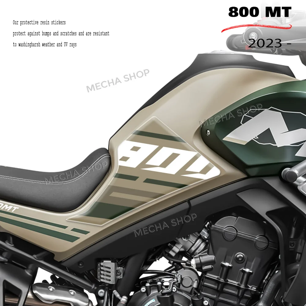

Для CFmoto 800MT 800 MT Limited Edition MT800 Explore 2023- Наклейка-накладка на крышку топливного бака, защита бака, комплект наклеек для защиты рук