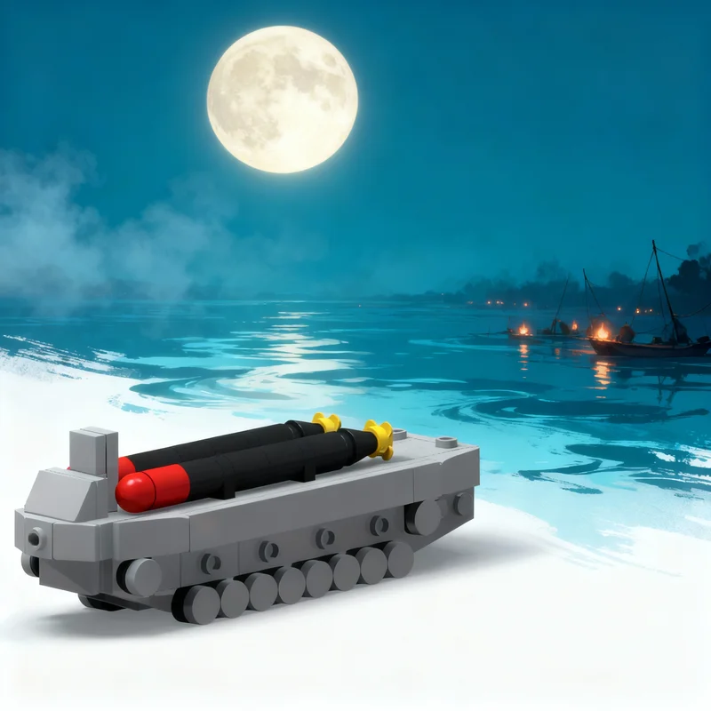 

Набор строительных блоков MOC «Лодка Кацу Тип 4», 148 деталей, конструктор для сборки, игрушка «Сделай сам», креативная идея, кирпичики, рождественские подарки, развивающая игрушка