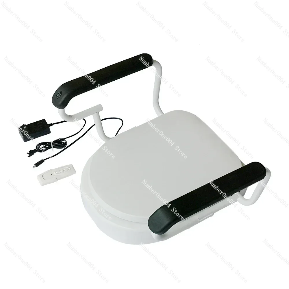 For Elderly Handicap Disabled Person 2020 New Design D Shape Electric Freestanding Toilet Seat Handrail Helper Lift with Motor