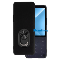 Luxury Shockproof Ring Holder For Xiaomi Duoqin F22 Pro No Camera Case Soft Silicone TPU Protective Holder Cover