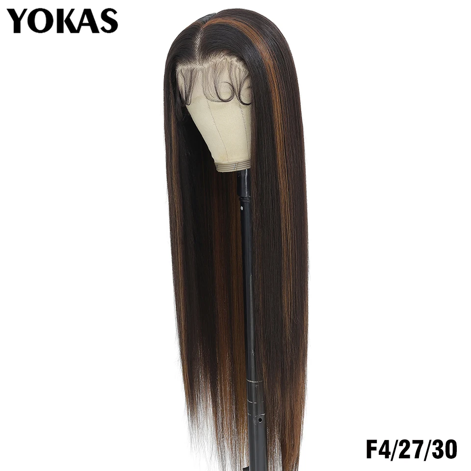 40-Zoll-Synthetik-Lace-Frontal-Perücken für Frauen, 13 x 6 Lace-Front-Perücken mit Hochtemperaturfaser, HD-Spitze, rosa blondes glattes Haar – Detail 15