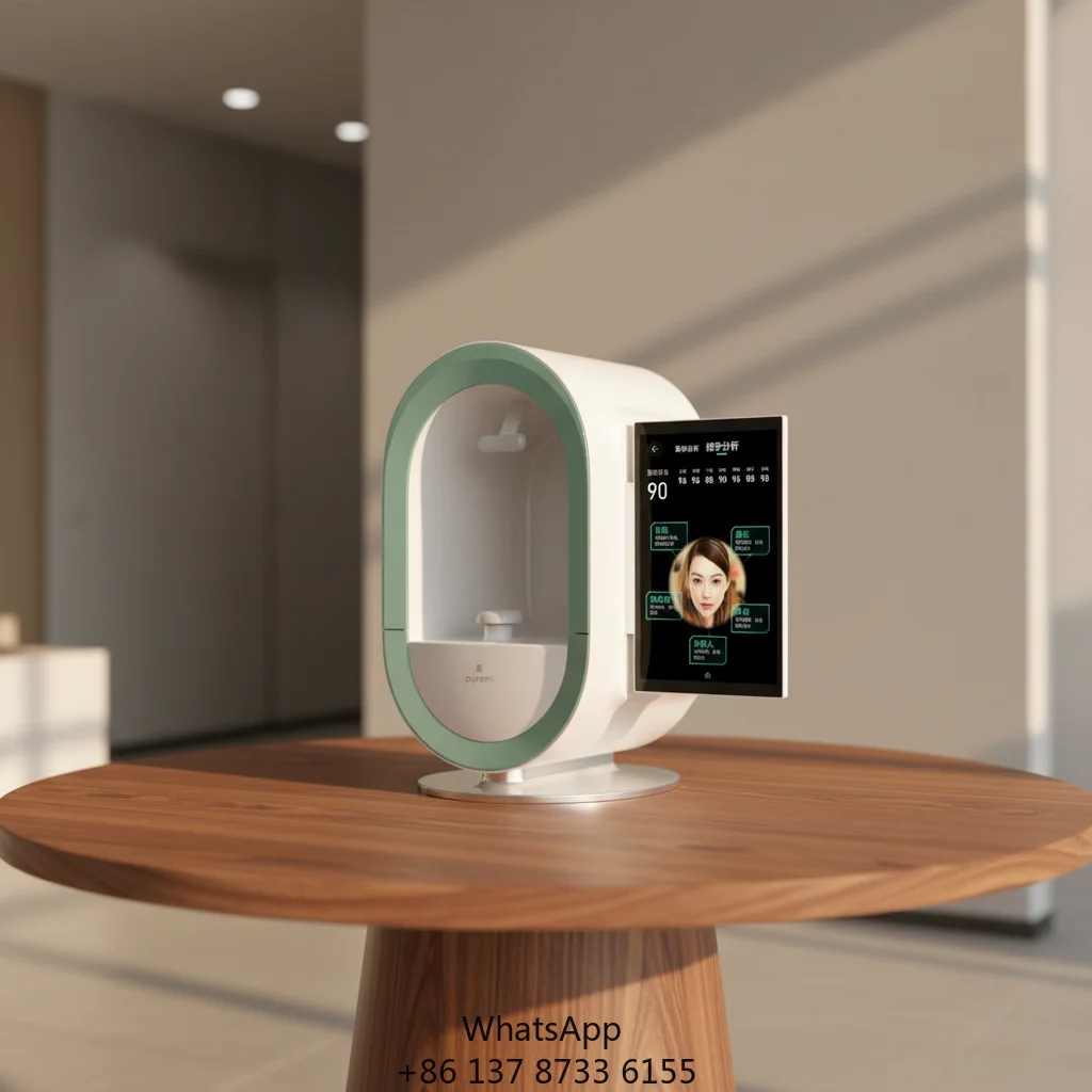 Advanced 3D AI Skin Analyzer System With Customized Advertising Cloud Analysis And Intelligent Skin Diagnosis