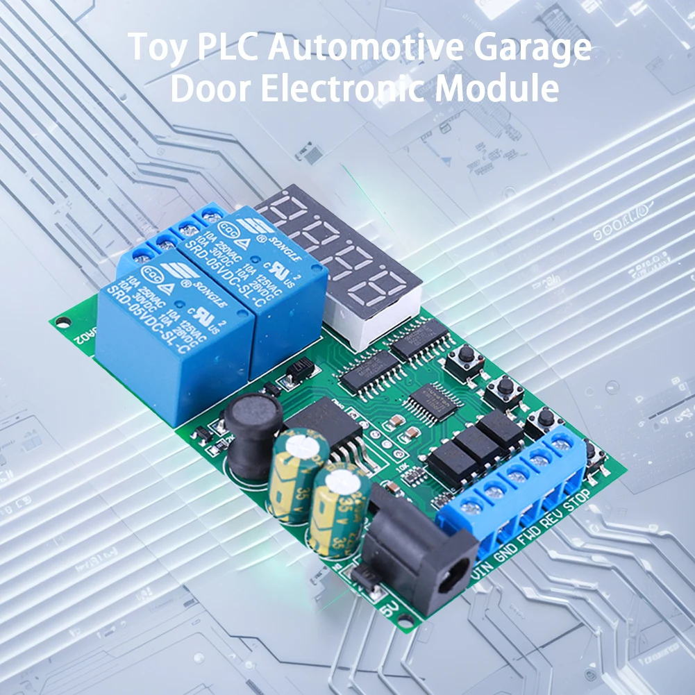 DC 5-24V Motor Forward Reverse Controller Time Relay Forward Reverse Control Limit Start Stop Switch for PLC Car Garage Door