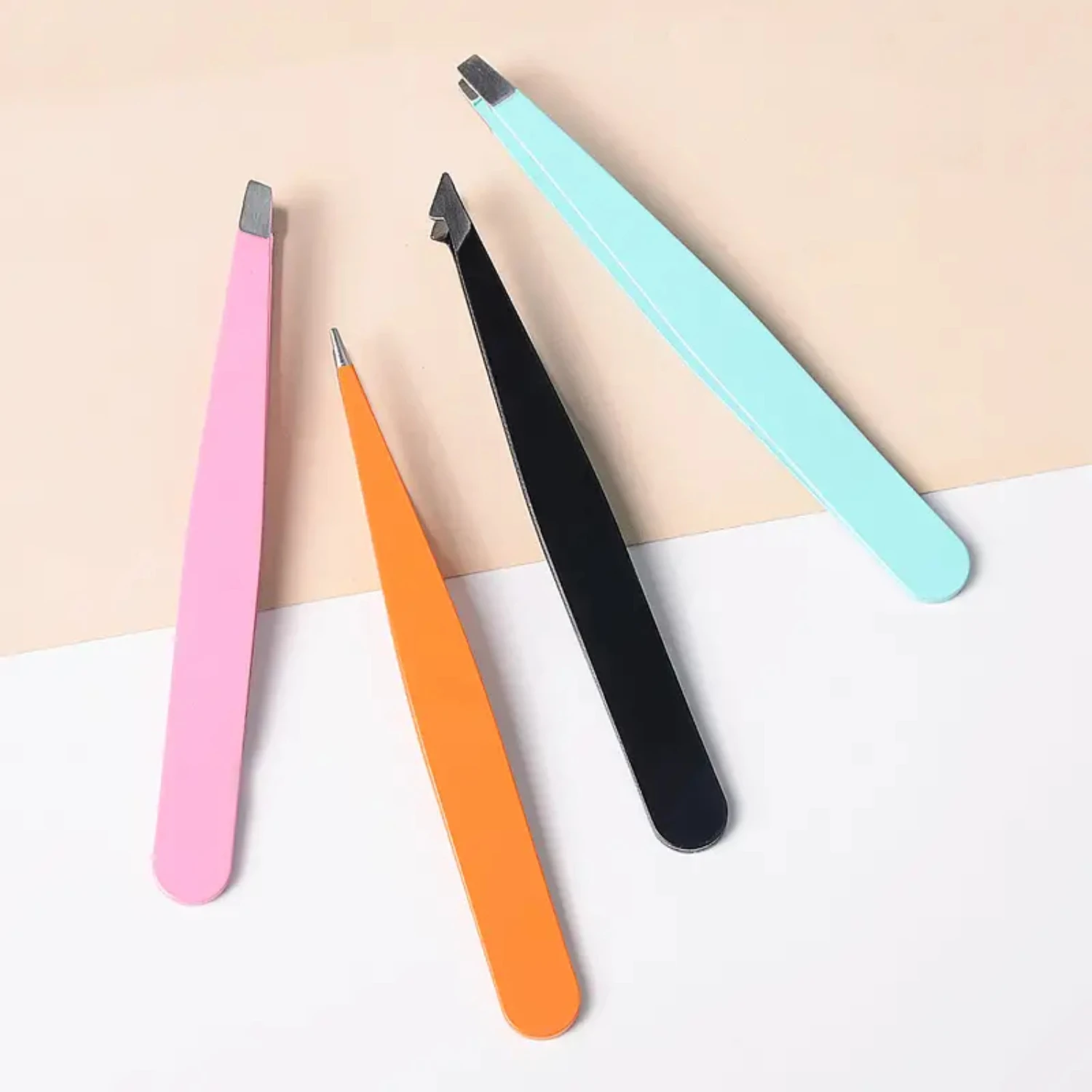 Set di clip per sopracciglia multiuso in acciaio inossidabile colorato e set di strumenti per il trucco per la modellatura di precisione dei capelli - Eyebr professionale