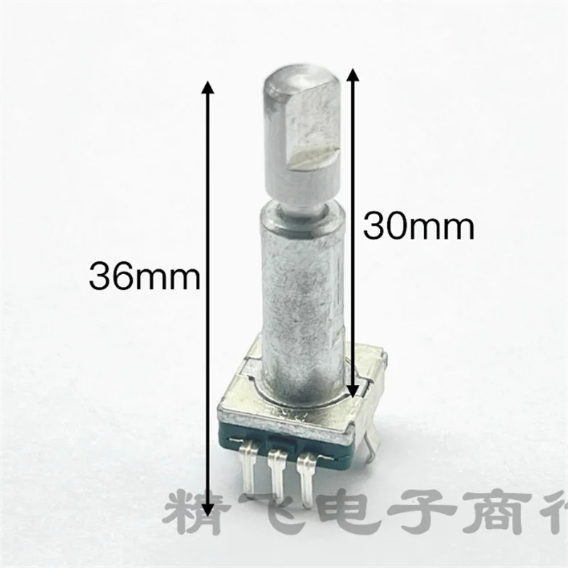 2 PCS Navigation Adjustment High Quality EC11 Encoder with Press Switch 30 Positioning 15 Pulse Shaft Length 30mm