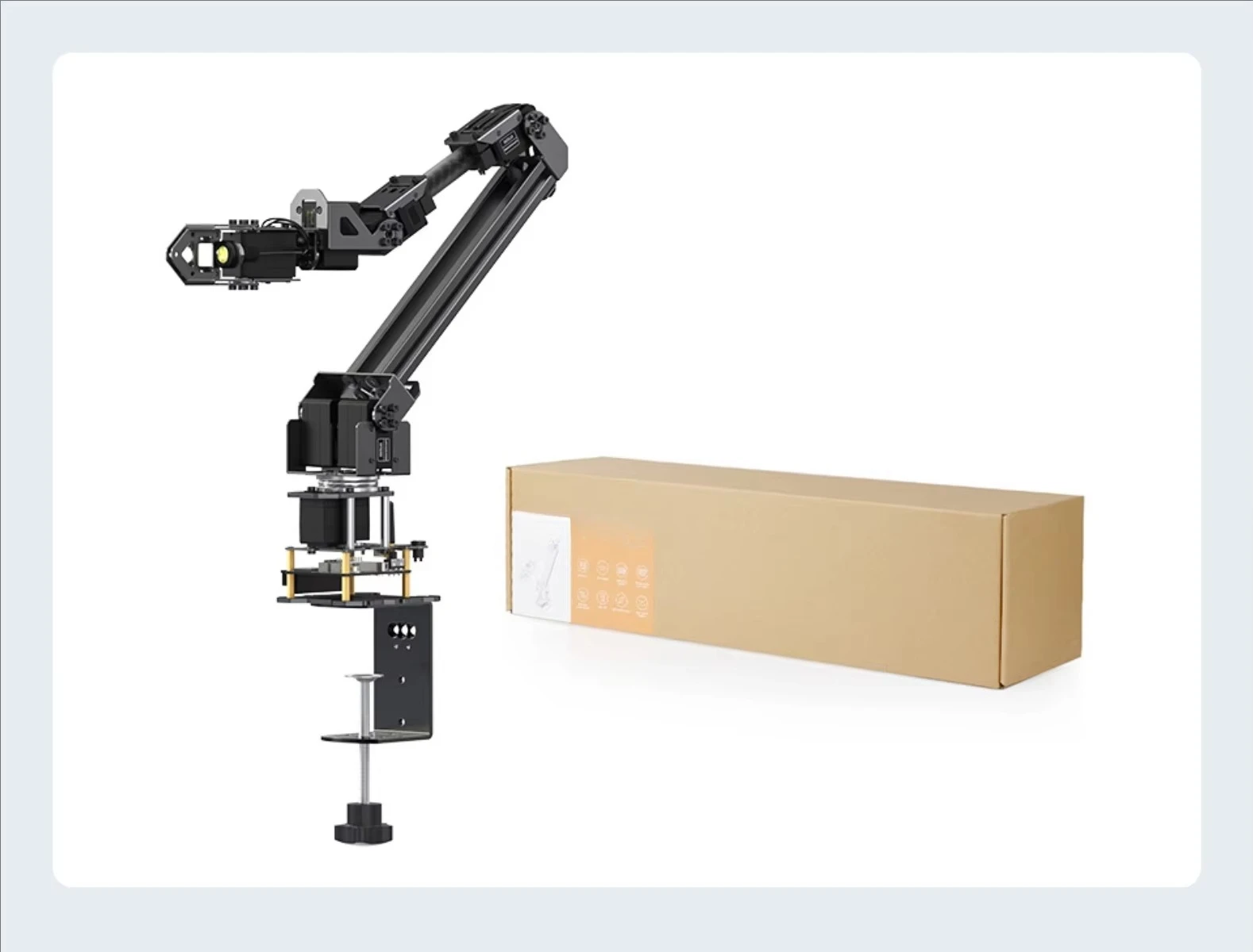 5 + 1 DOF High-Torque Serial Bus Servo Robotic Arm Kit, Based On ESP32, 2-DOF Wrist Joint, Compatible With LeRobot