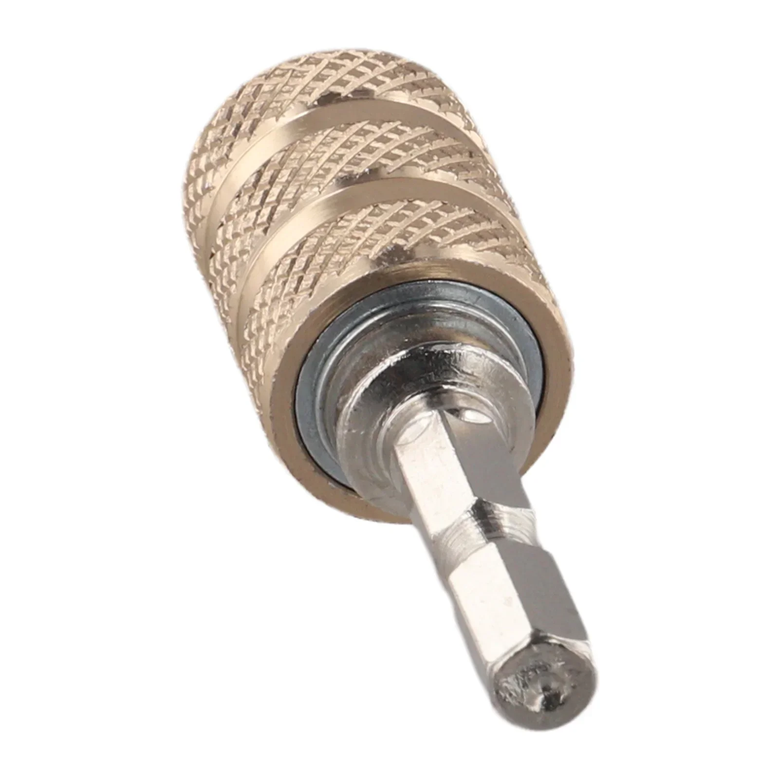 Self Locking Quick Change Magnetic Bit Extension Rod With 6mm Hex Shank Providing Secure Bit Placement For Electric Drill Use