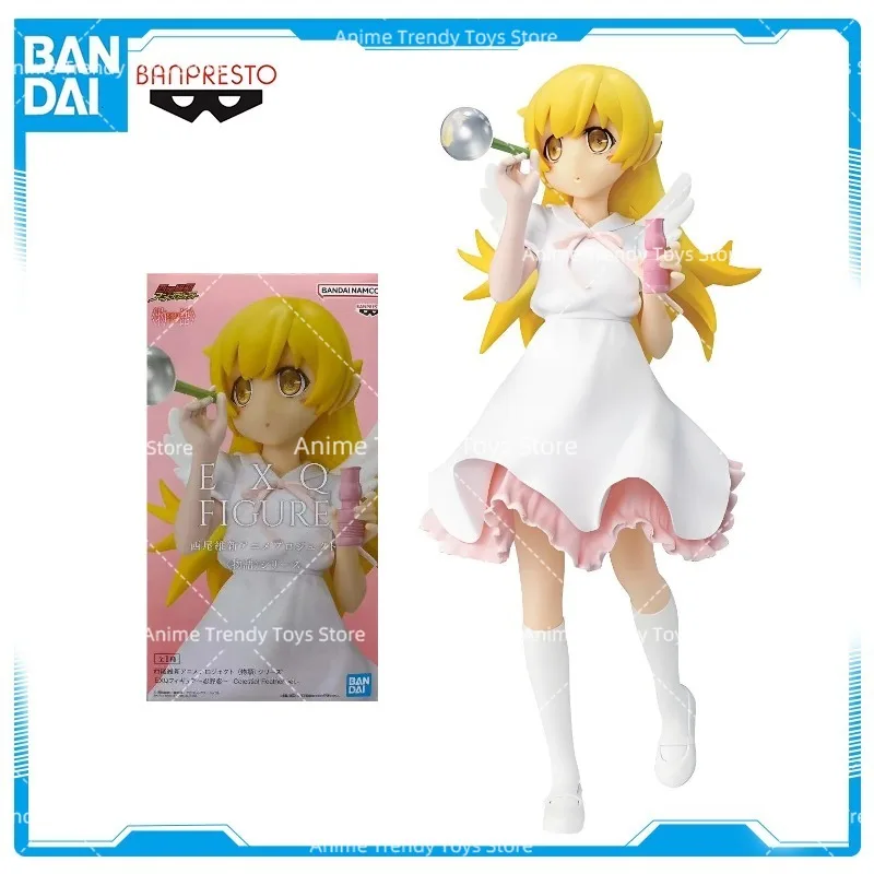 En stock Figura Bandai BANPRESTO EXQ Serie Monogatari Celestial Feather Shinobu Oshino Modelo de Anime WY