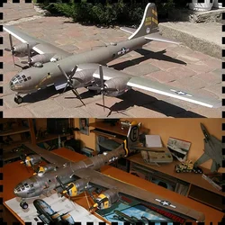 US B29 Superfortress Bomber Paper Craft 1:47 airplane Model