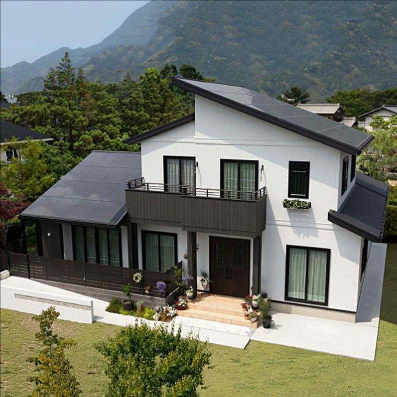 Modern Luxury Two-Story Prefab House Fast Install Steel Structure Customized for Hotels and Residential Villas