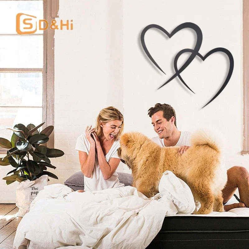 

Metal Heart Wall Decoration Infinite Love Metal Art Couple Decoration Valentine's Day Decoration